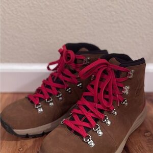 Danner Women's Brown Hiking Boots with Red Laces